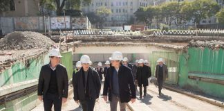 Así construyen el campus urbano en la Plaza Houssay