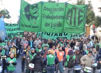 Día de marchas: Organizaciones y gremios se movilizan contra el Presupuesto 2019 corte, paro, piquete
