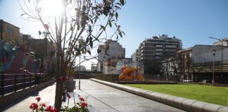 Así luce el nuevo parque lineal de Almagro parque, almagro