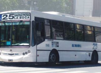 Apuñalaron a un chofer de la línea 25 en un intento de robo y están de paro linea 25, colectivo