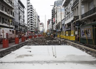 FOTOS: Así avanzan las obras para que Avenida Corrientes sea peatonal corrientes