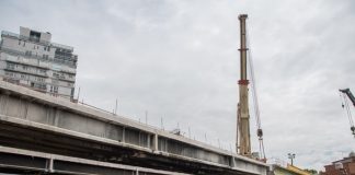 Por la obra del Viaducto San Martín cierran Niceto Vega a la altura de Juan B. Justo