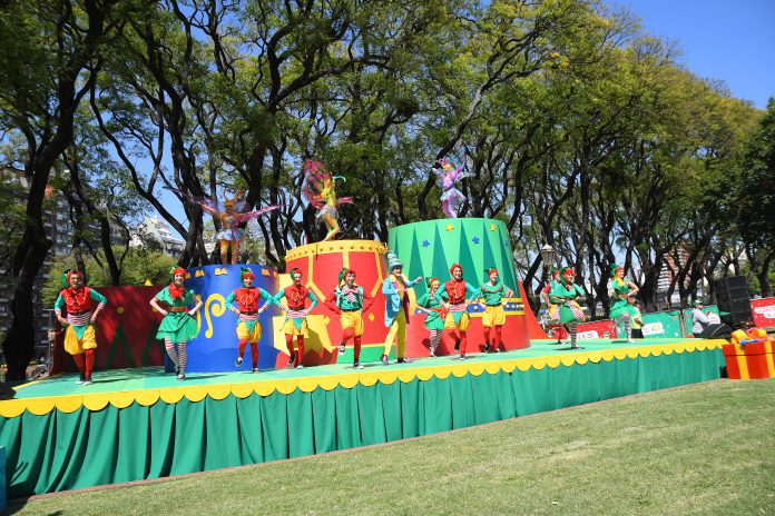 parque, navideño