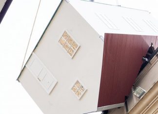 Casa dada vuelta y en un techo: Por qué esta mañana apareció esta imagen en Libertador casa