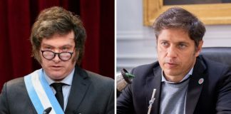 Milei apunto contra a Kicillof pidiéndole que renuncie