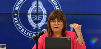 Patricia Bullrich respaldó la detención del dirigente kirchnerista