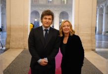 En Roma, Javier Milei y Georgia Meloni cenan este noche en el Palacio Chigi para hablar sobre su alianza geopolítica