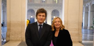 En Roma, Javier Milei y Georgia Meloni cenan este noche en el Palacio Chigi para hablar sobre su alianza geopolítica