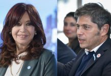 Cristina Kirchner responsabilizó a Kicillof por la derrota electoral en la provincia de Buenos Aires