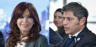 Cristina Kirchner responsabilizó a Kicillof por la derrota electoral en la provincia de Buenos Aires
