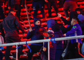 Dura sanción tras los incidentes entre Independiente y la U de Chile: los hinchas no podrán asistir a partidos en Buenos Aires
