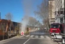 Fuga de gas en Palermo: evacuaron la zona del Metrobus por la rotura de un caño maestro