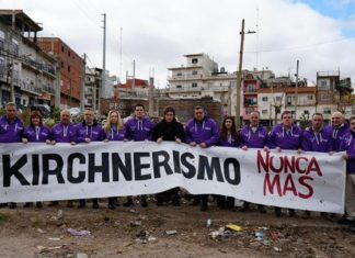 Milei desembarcó en La Matanza para ponerse al frente de la campaña de LLA en PBA
