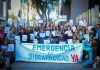 Tensión en la Agencia de Discapacidad: manifestantes irrumpieron en las oficinas y reclaman por recortes en el área