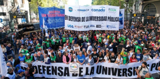 Rige el paro docente en todo el país y los gremios se movilizan al Congreso