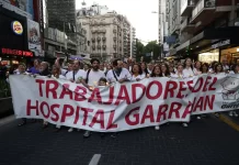 Los trabajadores del Garrahan volvieron a parar por la ley de emergencia pediátrica