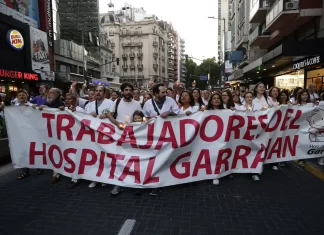Los trabajadores del Garrahan volvieron a parar por la ley de emergencia pediátrica