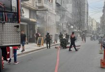 Incendio en Once en plena temporada de compras: 42 personas asistidas y 12 trasladadas a hospitales