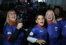 Los hinchas de Cabo en Argentina festejaron el histórico empate ante España en el Mundial